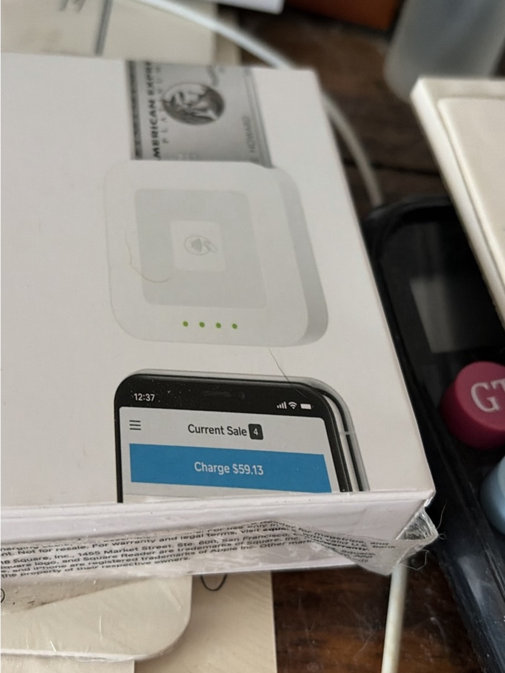 Square Contactless & Chip Card Reader — White